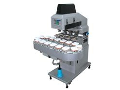 Four Color Pad Printer with 16 Stations Conveyor (Open Tray System)