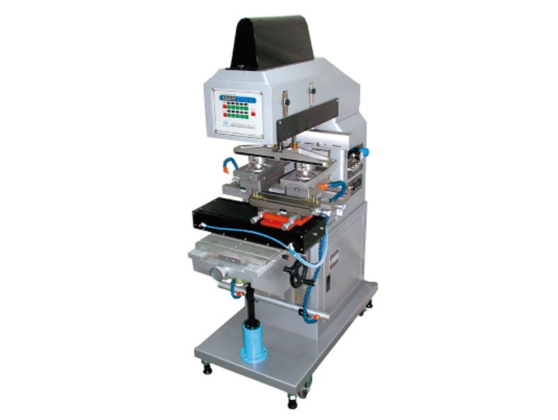 Large Model - Two Color Pad Printer with Shuttle Running System  (Ink Cup system)